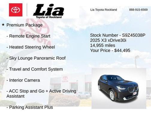 2025 BMW X3 30 xDrive