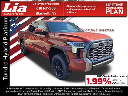 2025 Toyota Tundra Hybrid Platinum