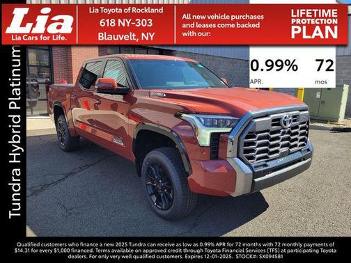 2025 Toyota Tundra Hybrid Platinum