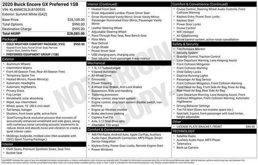 2020 Buick Encore GX Preferred