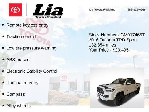 2016 Toyota Tacoma TRD Sport