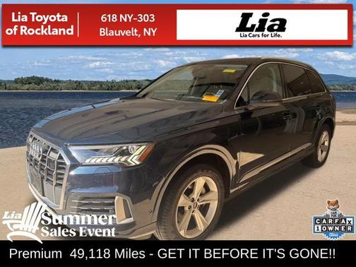 Waitomo Blue Metallic 2023 Audi Q7 55 Premium