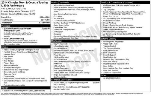 2014 Chrysler Town & Country Touring-L