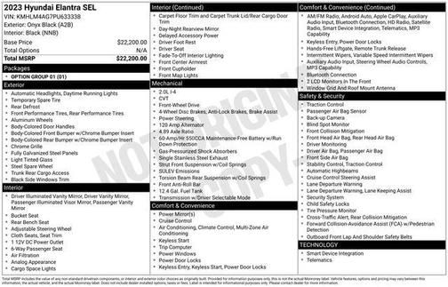 2023 Hyundai ELANTRA SEL