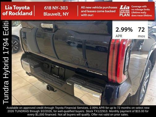 2026 Toyota Tundra Hybrid 1794 Edition