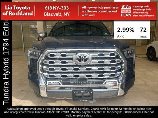 2026 Toyota Tundra Hybrid 1794 Edition