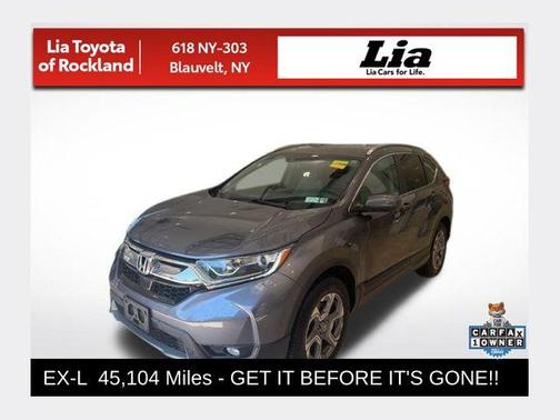 Gray 2019 Honda CR-V EX-L
