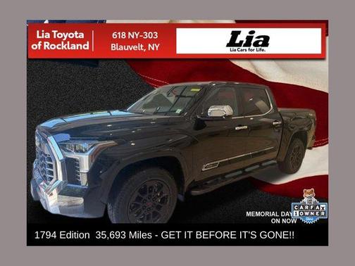 Midnight Black Metallic 2024 Toyota Tundra 1794 Edition