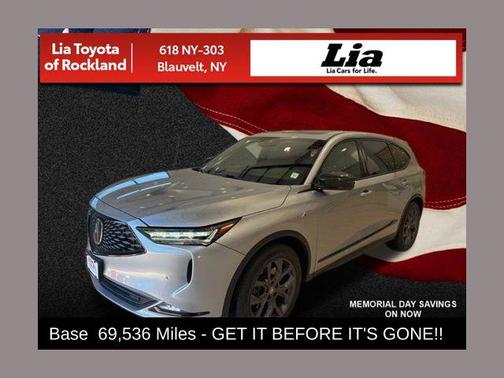 Liquid Carbon Metallic 2022 Acura MDX A-Spec Package