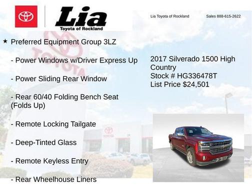 2017 Chevrolet Silverado 1500 High Country