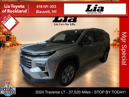 Sterling Gray Metallic 2024 Chevrolet Traverse LT