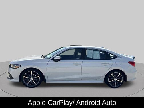 Platinum White Pearl 2023 Honda Civic Touring