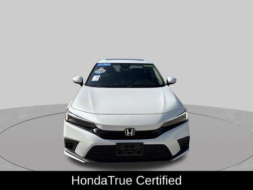 Platinum White Pearl 2023 Honda Civic Touring
