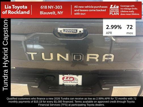 2026 Toyota Tundra Hybrid Capstone