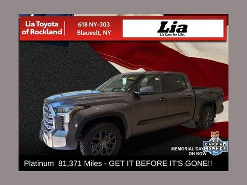 Magnetic Gray Metallic 2022 Toyota Tundra Platinum
