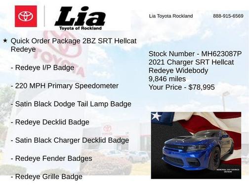 Indigo Blue 2021 Dodge Charger SRT Hellcat