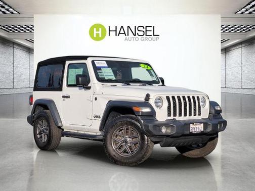 White 2024 Jeep Wrangler SPORT