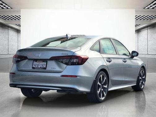 Solar Silver Metallic 2025 Honda Civic TOURING