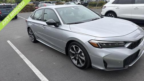 Solar Silver Metallic 2025 Honda Civic TOURING