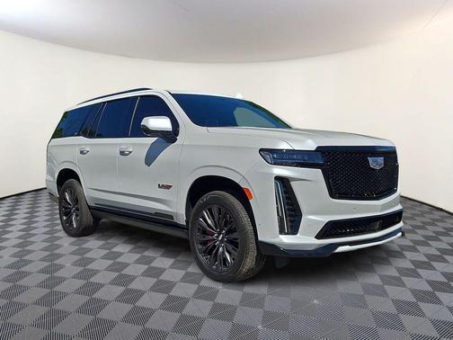 Crystal White Tricoat 2023 Cadillac Escalade V-Series