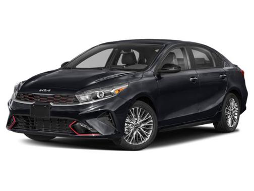 Aurora Black 2024 Kia Forte GT-Line