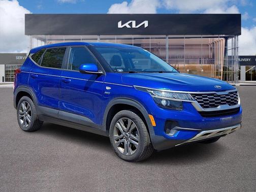 Neptune Blue 2021 Kia Seltos LX