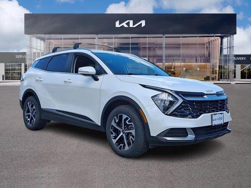 Snow White Pearl 2023 Kia Sportage Hybrid EX