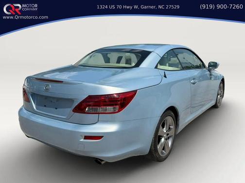Blue 2010 Lexus IS 250C Base