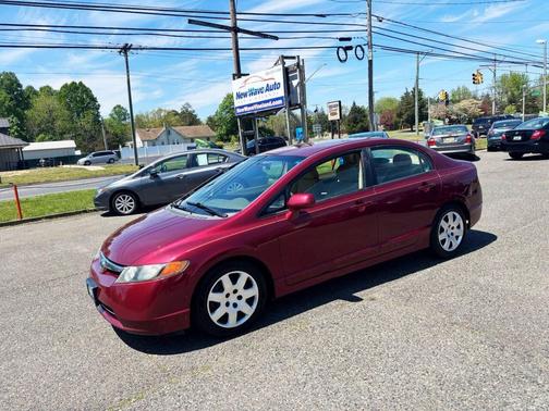 Red 2008 Honda Civic LX
