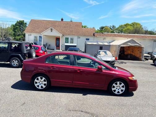 Red 2008 Honda Civic LX