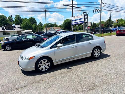 Silver 2008 Honda Civic LX