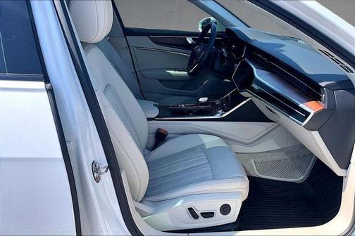 Glacier White Metallic 2023 Audi A6 55 Premium Plus