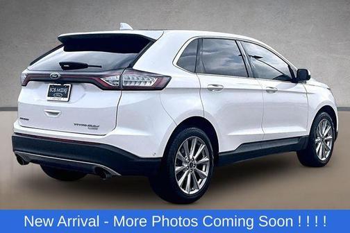 White Platinum Tri-Coat Metallic 2018 Ford Edge Titanium