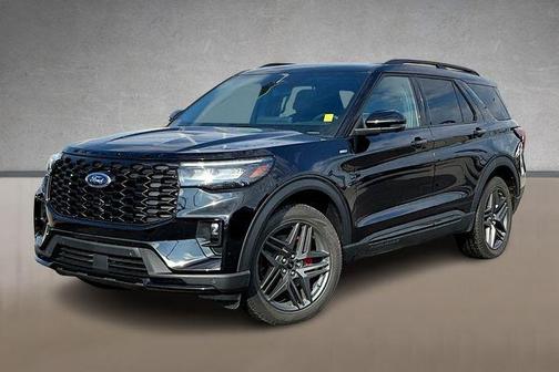 Agate Black Metallic 2025 Ford Explorer ST-Line