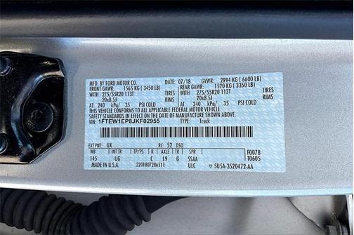 2018 Ford F-150 XLT