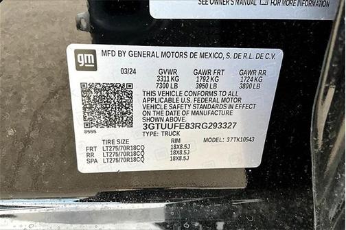 2024 GMC Sierra 1500 AT4X