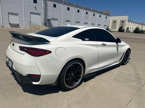 White 2017 INFINITI Q60 3.0t Red Sport 400