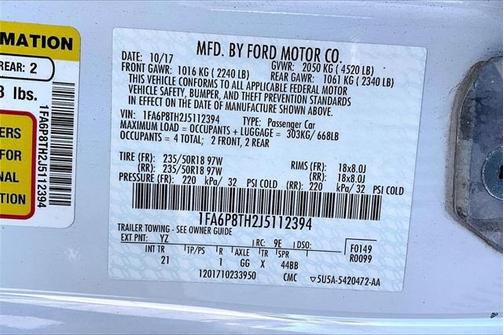 2018 Ford Mustang EcoBoost