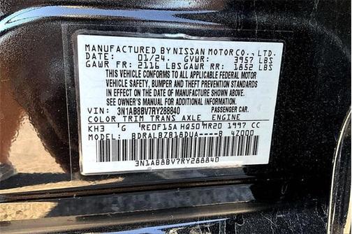 2024 Nissan Sentra S