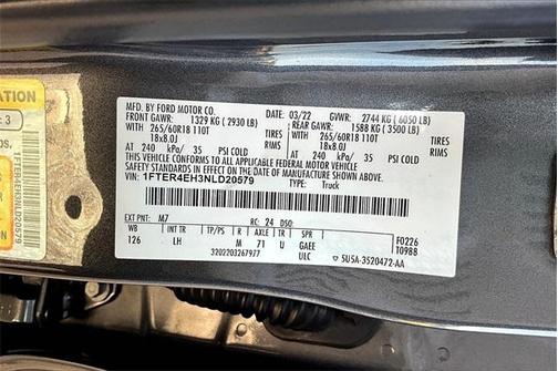 2022 Ford Ranger XL