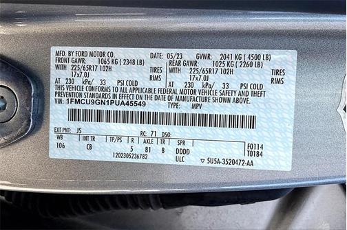 2023 Ford Escape Active