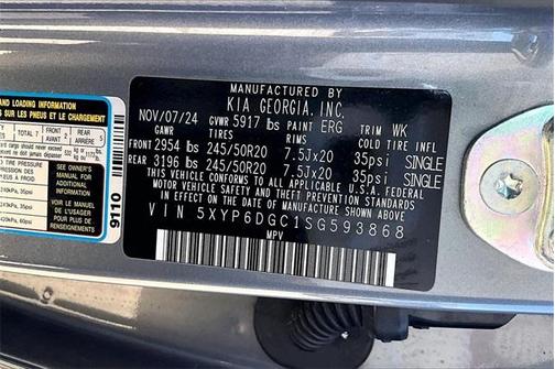 2025 Kia Telluride S