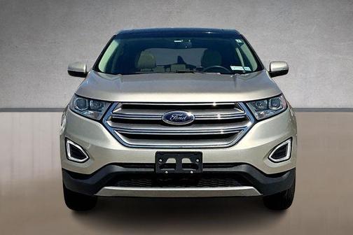 White Platinum Tri-Coat Metallic 2017 Ford Edge SEL