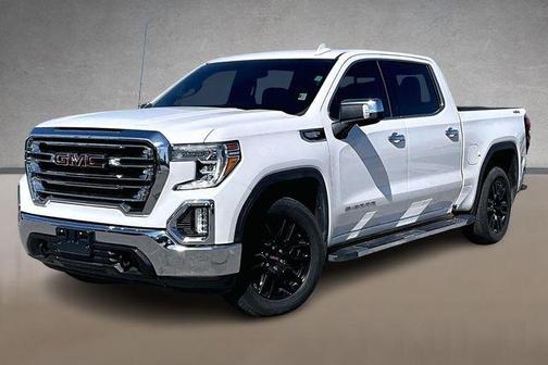 White Frost Tri-Coat 2020 GMC Sierra 1500 SLT