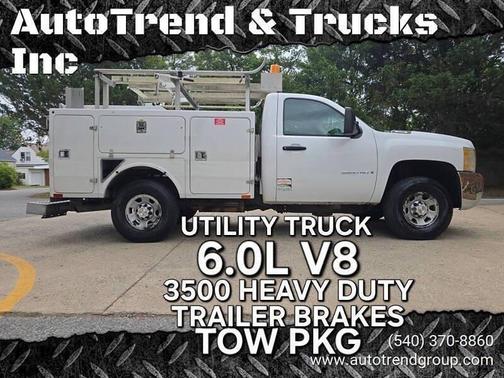 Summit White 2008 Chevrolet Silverado 3500 Work Truck