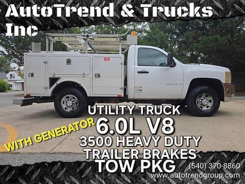 Summit White 2008 Chevrolet Silverado 3500 Work Truck