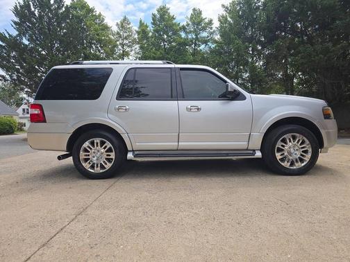 White Platinum Metallic Tri-Coat 2013 Ford Expedition Limited