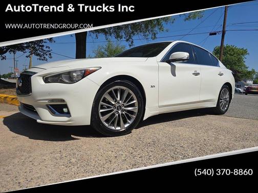 Majestic White 2018 INFINITI Q50 3.0t LUXE