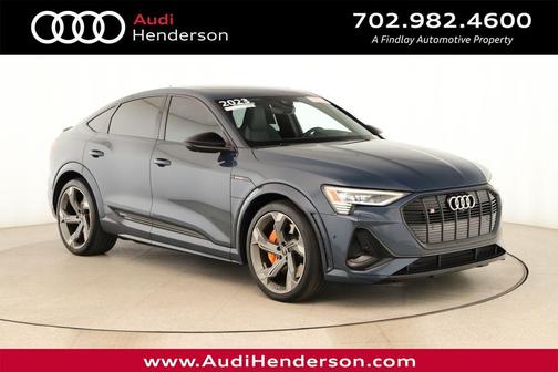 Plasma Blue Metallic 2023 Audi e-tron S Prestige