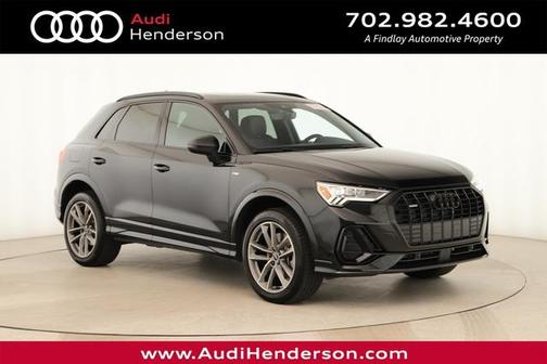 Mythos Black Metallic 2025 Audi Q3 45 S line Premium